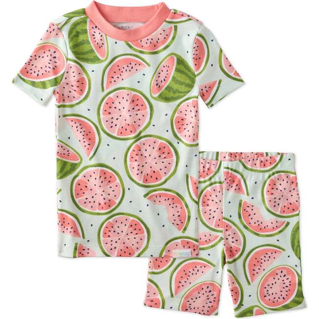 Shade 2 Piece PJ Short Sleeve Short Leg, one in a melon