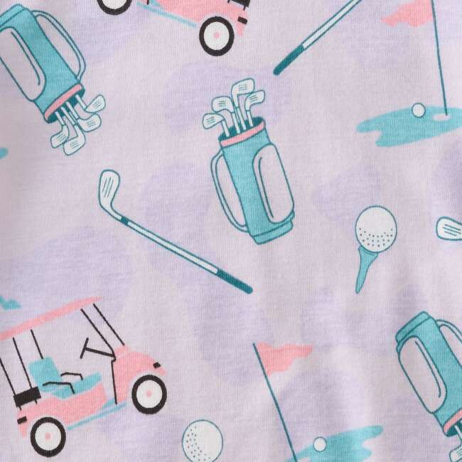 Shadow Footless Sleep and Play, Little Golfer Purple