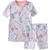 Shade 2 Piece PJ Short Sleeve Short Leg, Little Golfer Purple - Pajamas - 1 - thumbnail