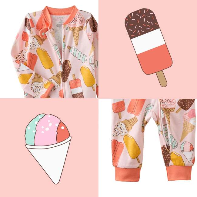 Shadow Footless Sleep and Play, the scoop - Pajamas - 3