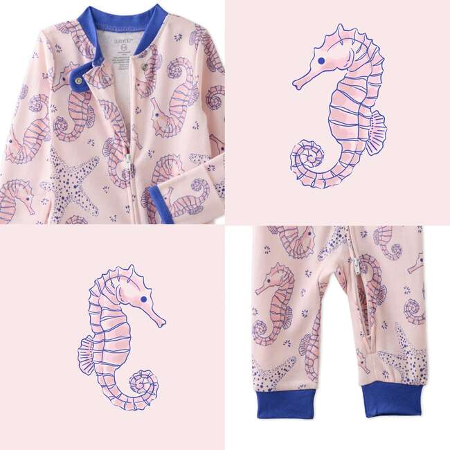 Shadow Footless Sleep and Play, horse-sea - Pajamas - 3