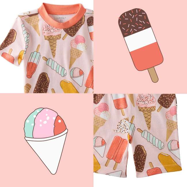 Shade 2 Piece PJ Short Sleeve Short Leg, the scoop - Pajamas - 3