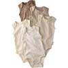 Sam Sleeveless Bodysuits, 5 Pack, natural - Onesies - 1 - thumbnail