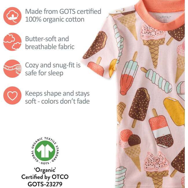 Shade 2 Piece PJ Short Sleeve Short Leg, the scoop - Pajamas - 4