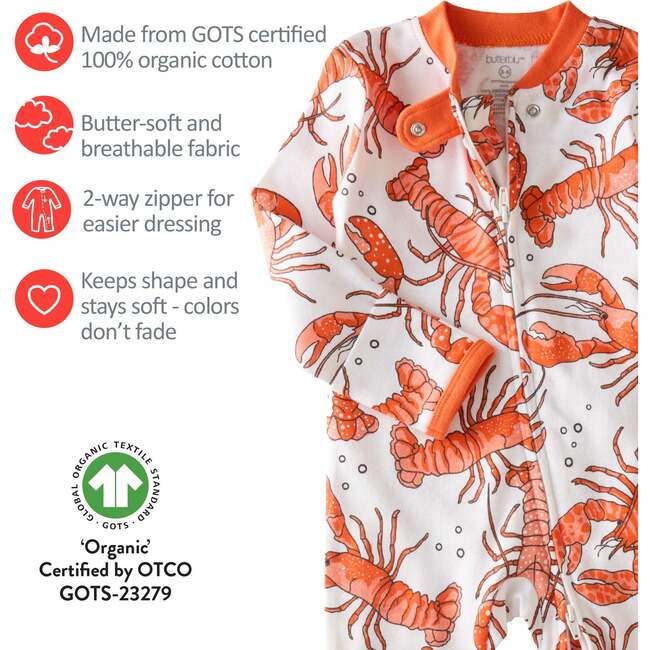 Shadow Footless Sleep and Play, Claw-some - Pajamas - 4