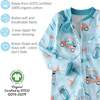 Shadow Footless Sleep and Play, Little Golfer Blue - Pajamas - 4