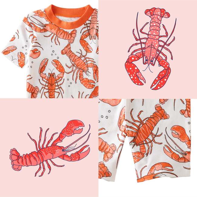 Shade 2 Piece PJ Short Sleeve Short Leg, Claw-some - Pajamas - 3