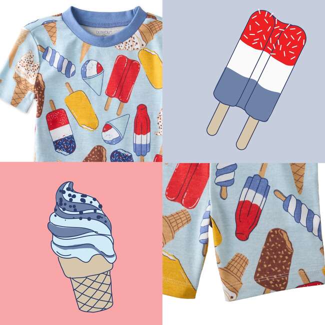 Shade 2 Piece PJ Short Sleeve Short Leg, chill out - Pajamas - 3