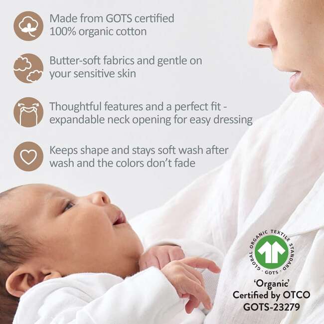 Sam Sleeveless Bodysuits, 5 Pack, natural - Onesies - 4