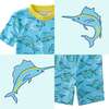 Shade 2 Piece PJ Short Sleeve Short Leg, Big Catch - Pajamas - 3
