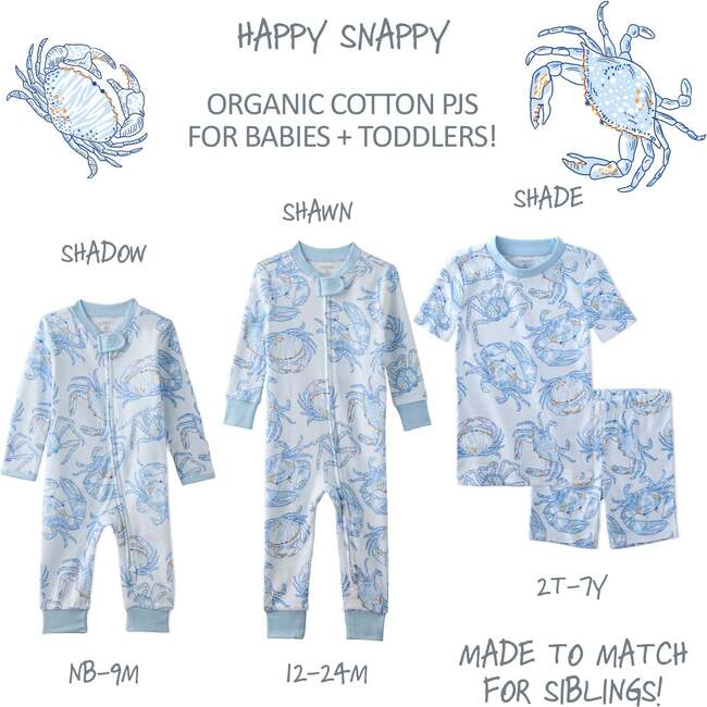 Shadow Footless Sleep and Play, happy snappy - Pajamas - 5