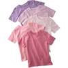 Taylor Short Sleeve T-shirt, 5 pack, pink - T-Shirts - 1 - thumbnail