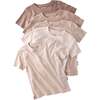 Taylor Short Sleeve T-shirt, 5 pack, natural - T-Shirts - 1 - thumbnail