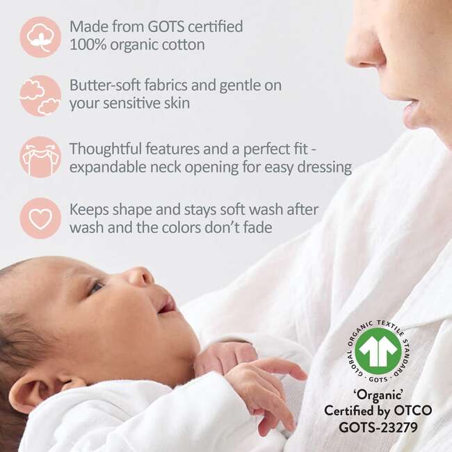 Rose Ruffle Shoulder Short Sleeve T-shirt, 5 Pack, sorbet - T-Shirts - 5