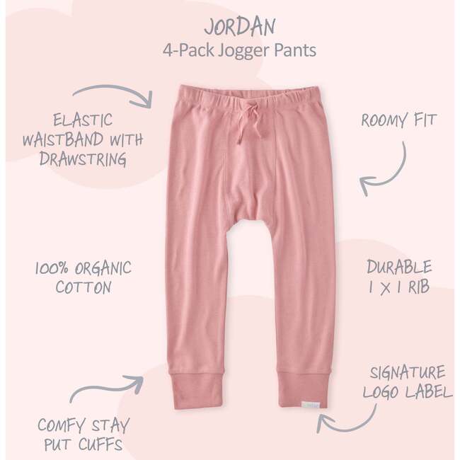 Jordan Jogger Pants, 4 Pack, sunset - Pants - 4