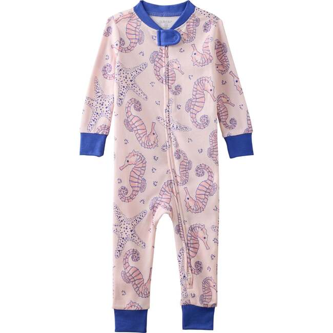 Shawn Snug Fit Footless Sleeper, horse-sea