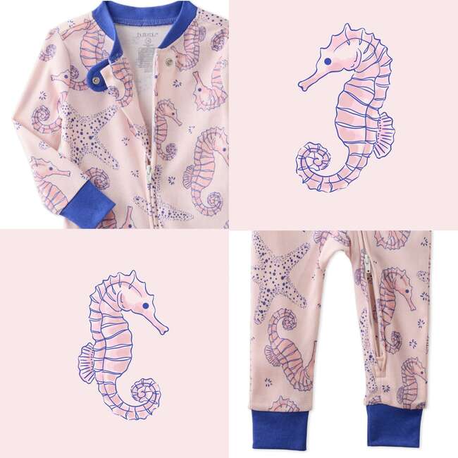 Shawn Snug Fit Footless Sleeper, horse-sea - Pajamas - 3