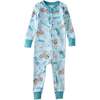 Shawn Snug Fit Footless Sleeper, Little Golfer Blue - Pajamas - 1 - thumbnail