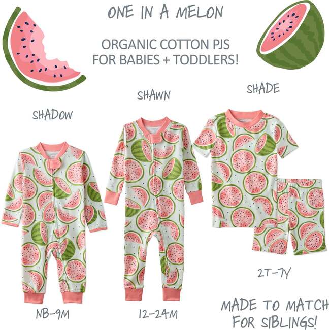 Shawn Snug Fit Footless Sleeper, one in a melon - Pajamas - 5