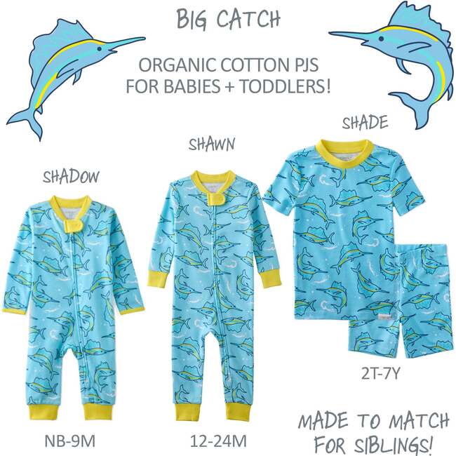 Shawn Snug Fit Footless Sleeper, Big Catch - Pajamas - 5