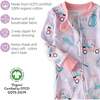 Shawn Snug Fit Footless Sleeper, Little Golfer Purple - Pajamas - 4