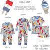 Shawn Snug Fit Footless Sleeper, chill out - Pajamas - 5