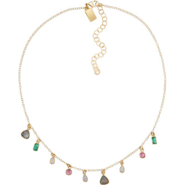 Candy Gem Rainbow Gemstone Necklace