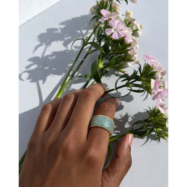 Billionaire Ring, Aquamarine