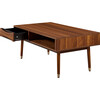 Dawson Modern Wooden Coffee Table with Storage, Walnut - Accent Tables - 7
