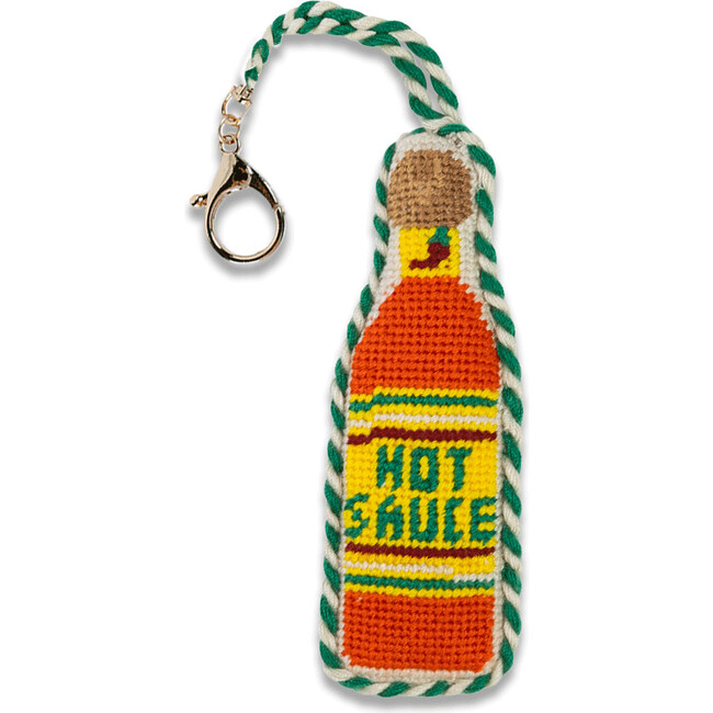 Hot Sauce Bag Charm, Yellow, Orange, Green