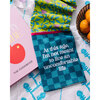 Uncomfortable Life Dish Towel, Blue Green, Green, Pink - Towels - 2