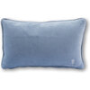 Reality Check Needlepoint Pillow, Blue, White - Decorative Pillows - 3