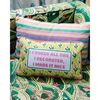 Made it Nice Needlepoint Pillow, Yellow, Pink - Decorative Pillows - 4