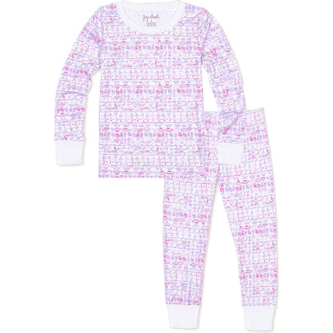 Ballet Two Piece Pajamas, Pink - Pajamas - 2