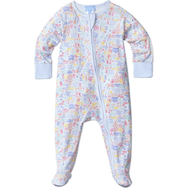 Rhode Island Zip Baby Onesie, Multi