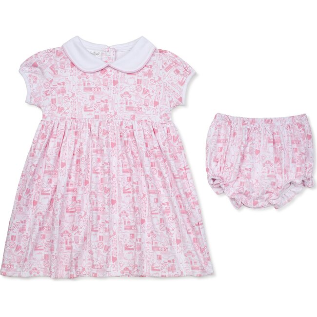 New York City Sally Dress, Pink - Dresses - 1