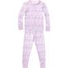 Ballet Two Piece Kids Pajamas, Pink - Pajamas - 2