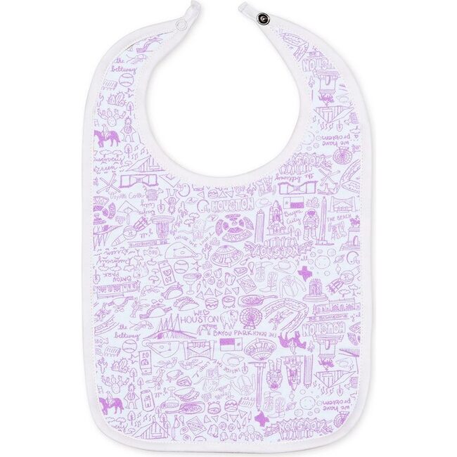 Houston Baby Bib, Pink