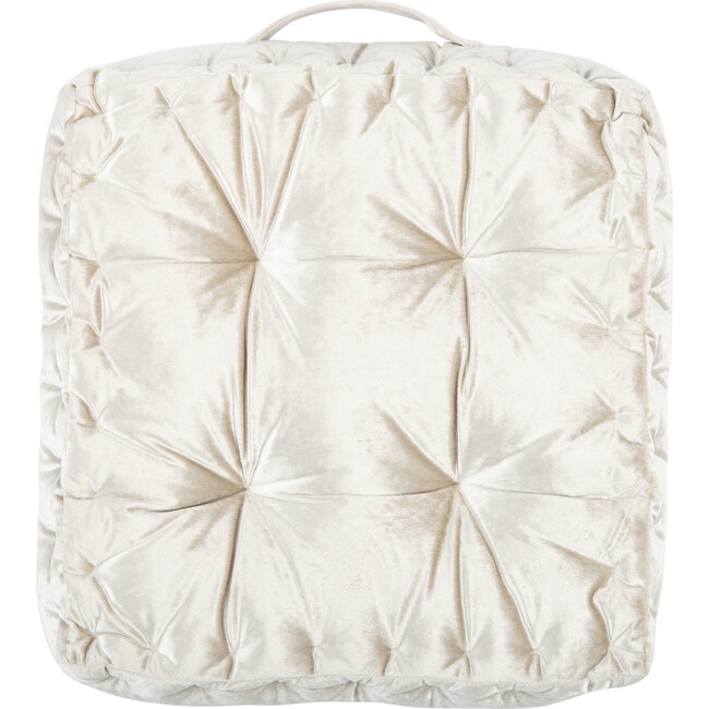 Peony Floor Pillow, Cream