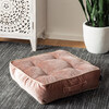 Primrose Floor Pillow, Pink - Pillows - 2
