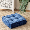Belia Floor Pillow, Blue - Pillows - 2
