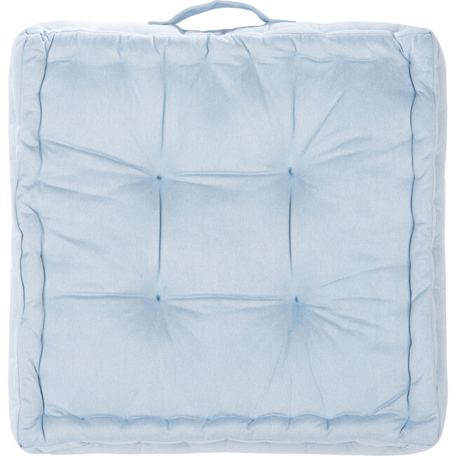 Gardenia Floor Pillow, Light Blue - Pillows - 3