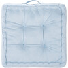 Gardenia Floor Pillow, Light Blue - Pillows - 3