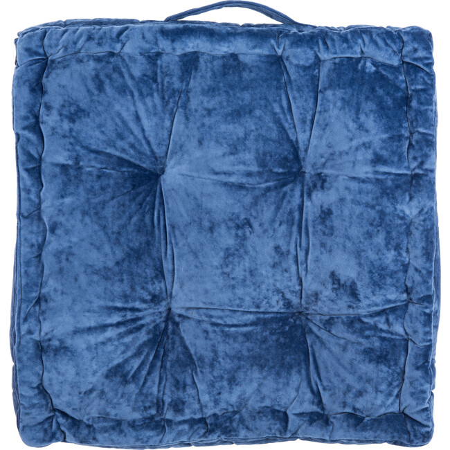 Belia Floor Pillow, Blue - Pillows - 3