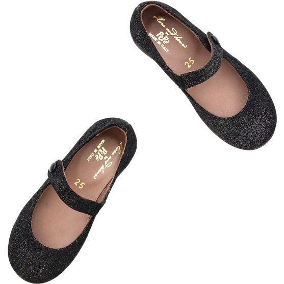 Estee Flat, Black Sparkle