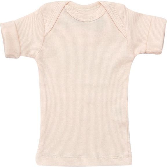 Rib Lap Shoulder Tee Short Sleeve Blossom