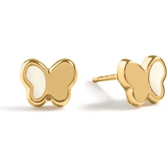 Butter Cream Hudson Butterfly Studs