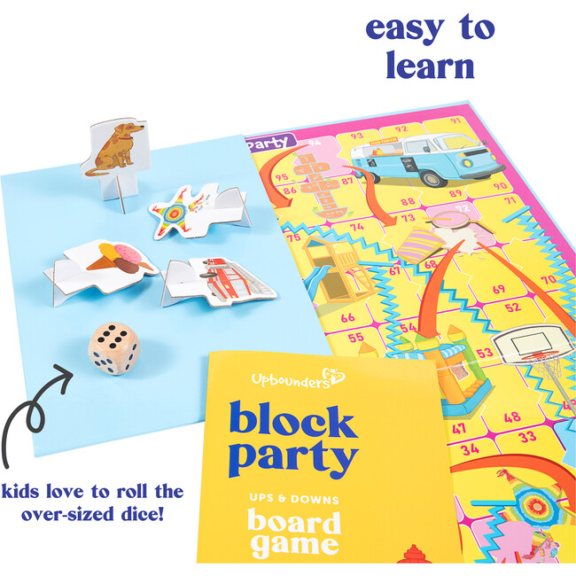 Block Party Board Game, An Ups And Downs Preschool Game - Games - 3