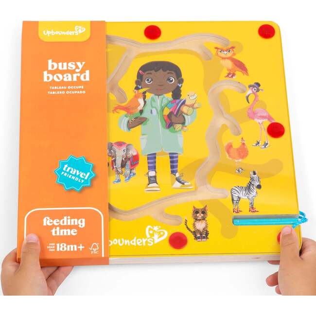 Feeding Time Montessori Magnetic Maze Toy | Vet, Zoo Animals