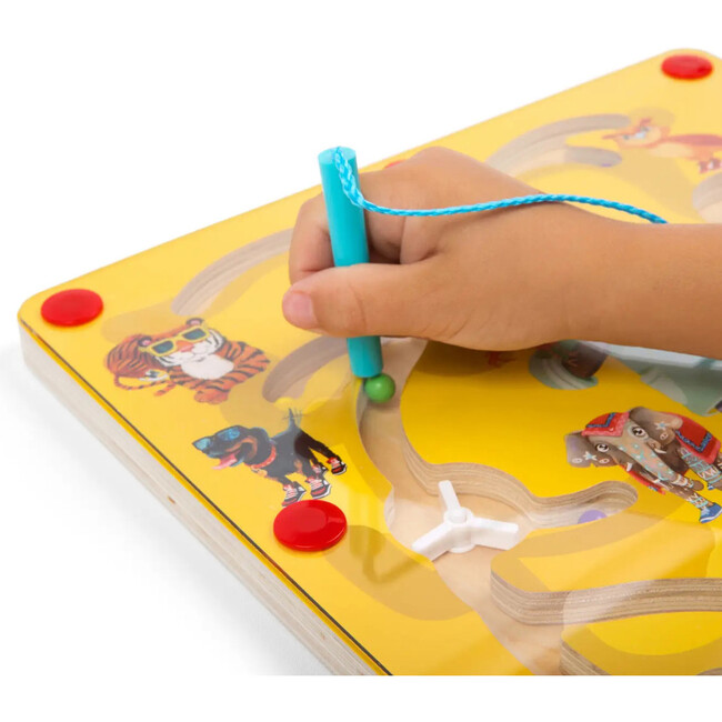 Feeding Time Montessori Magnetic Maze Toy | Vet, Zoo Animals - Developmental Toys - 3